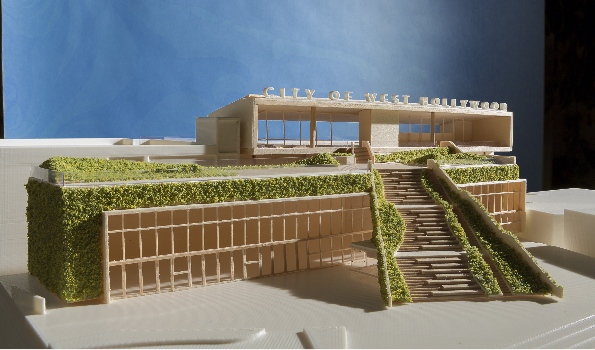 WEST HOLLYWOOD CITY HALL SCALE MODEL